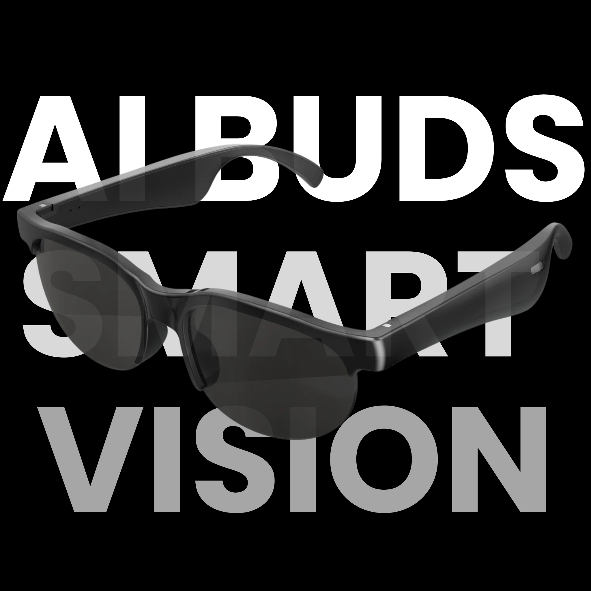 AI BUDS SmartVision™ : lunettes intelligentes de traduction IA.